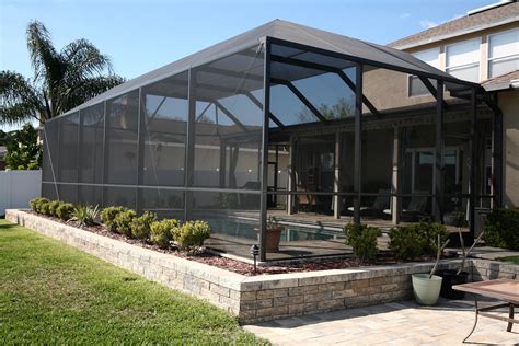 aluminium screened enclosure tampa bay|custom screened pool enclosures Tampa.